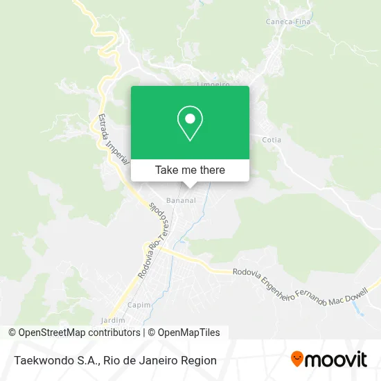 Taekwondo S.A. map