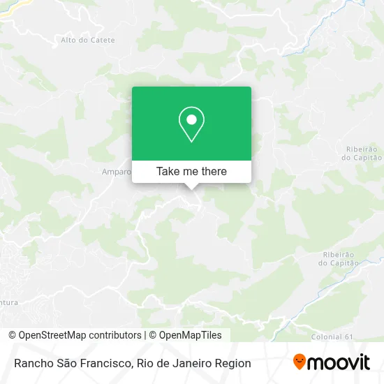 Rancho São Francisco map