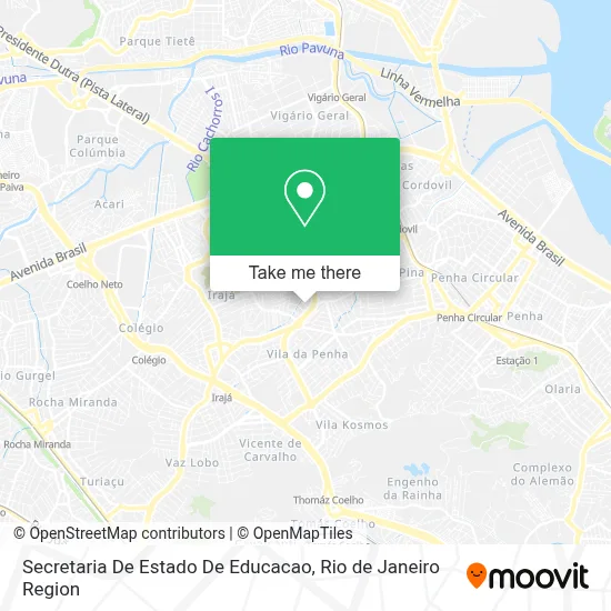 Secretaria De Estado De Educacao map