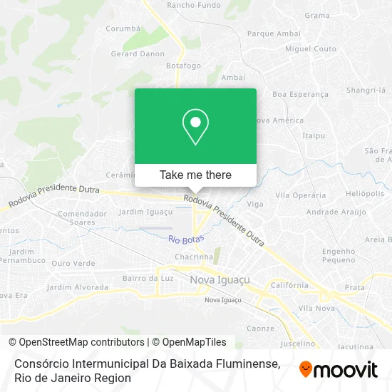 Consórcio Intermunicipal Da Baixada Fluminense map
