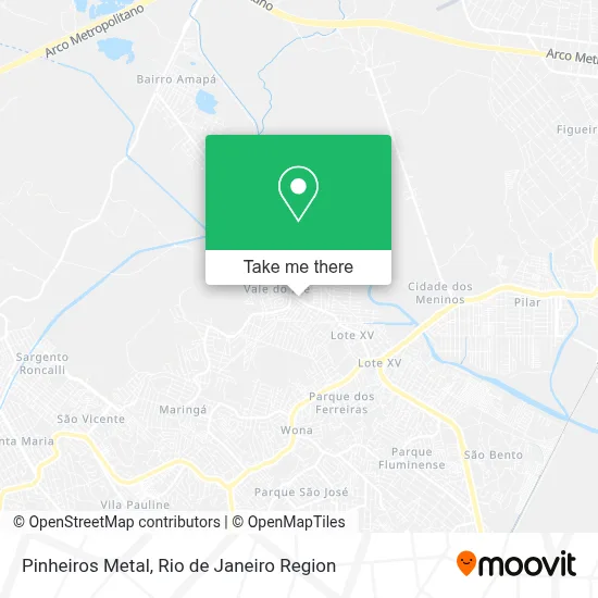 Pinheiros Metal map
