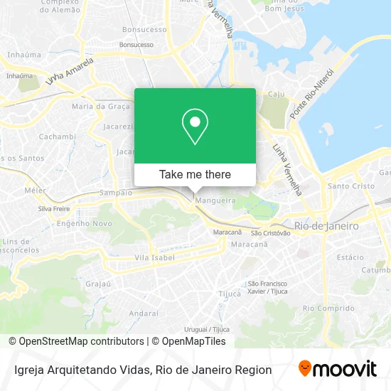 Igreja Arquitetando Vidas map