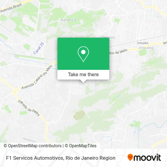 F1 Servicos Automotivos map