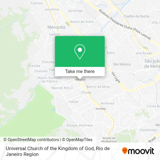 Igreja Universal Do Reino De Deus map