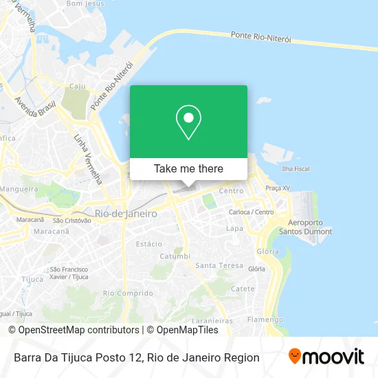 Barra Da Tijuca Posto 12 map