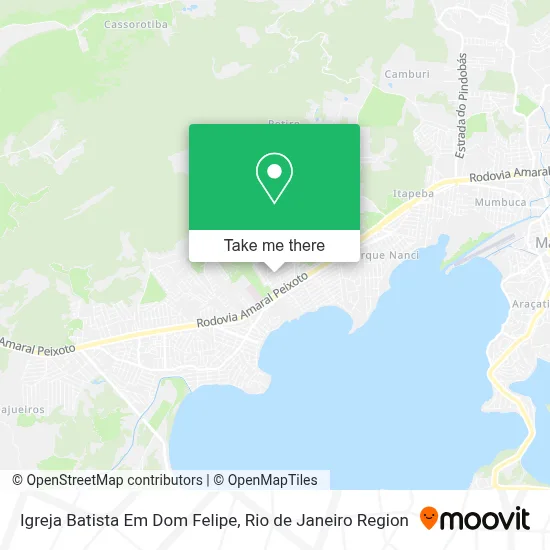 Igreja Batista Em Dom Felipe map