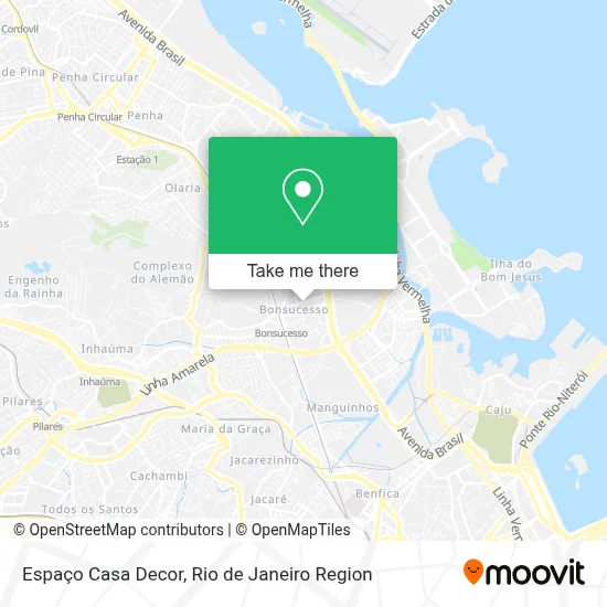 Espaço Casa Decor map