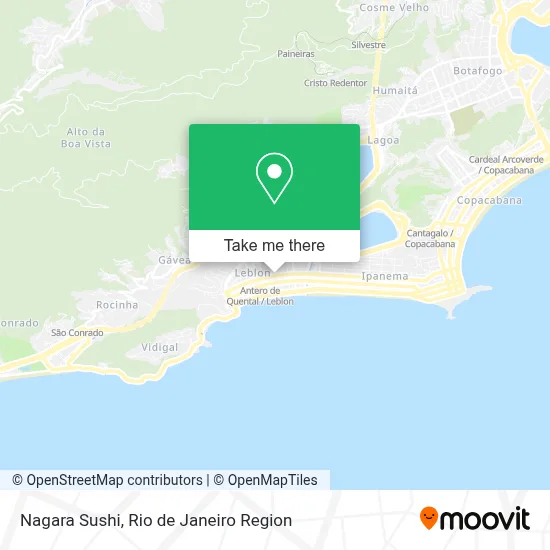 Nagara Sushi map