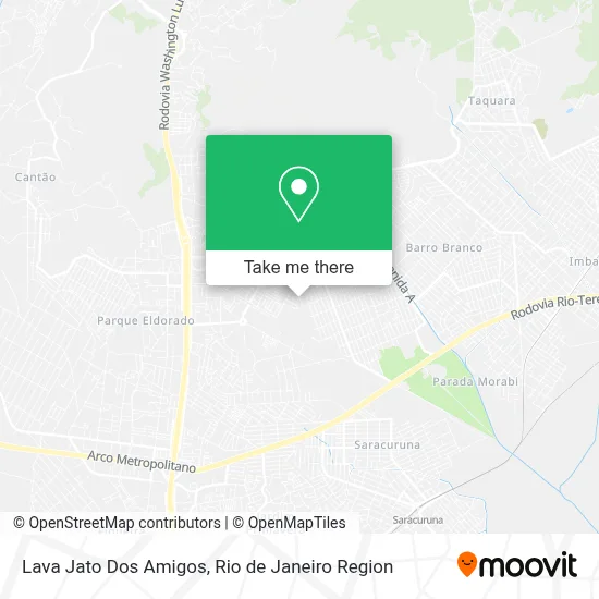 Lava Jato Dos Amigos map