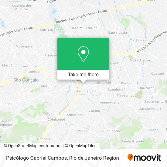 Psicólogo Gabriel Campos map
