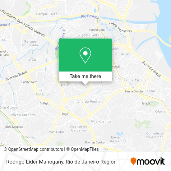 Rodrigo Líder Mahogany map