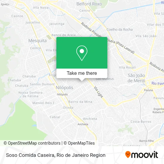 Soso Comida Caseira map