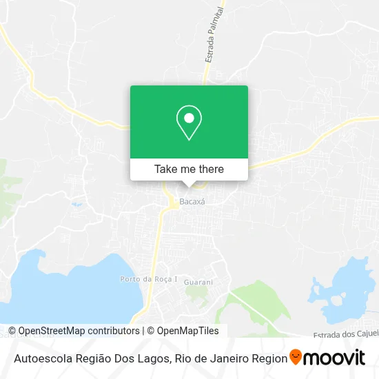 Autoescola Região Dos Lagos map