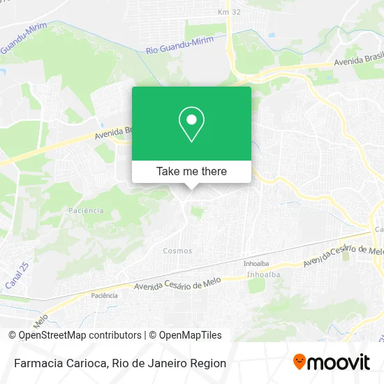Farmacia Carioca map