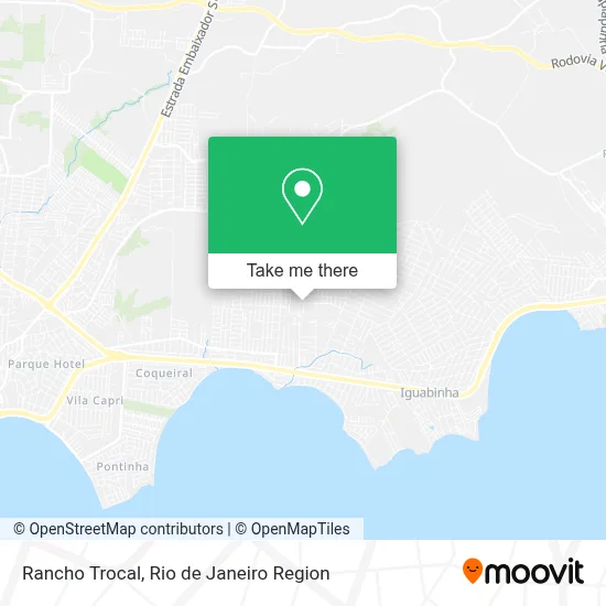 Rancho Trocal map