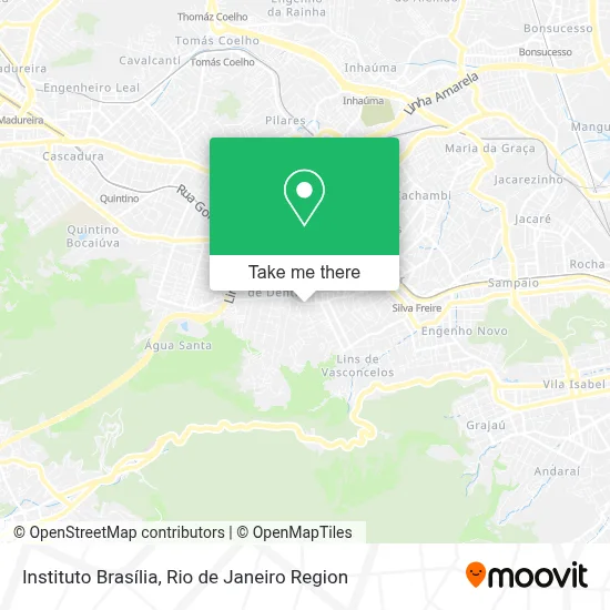Instituto Brasília map