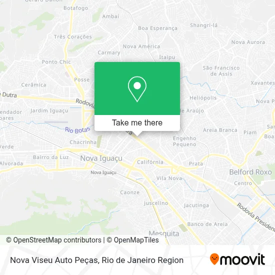 Nova Viseu Auto Peças map