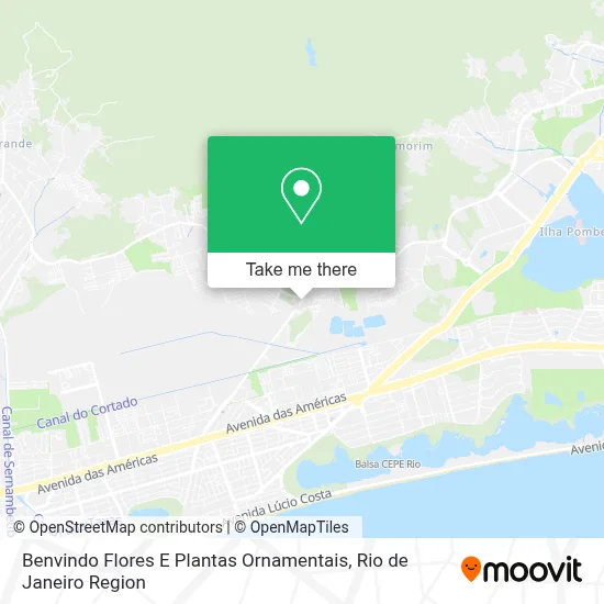 Benvindo Flores E Plantas Ornamentais map