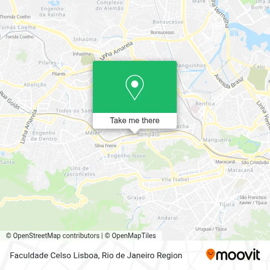 Faculdade Celso Lisboa map