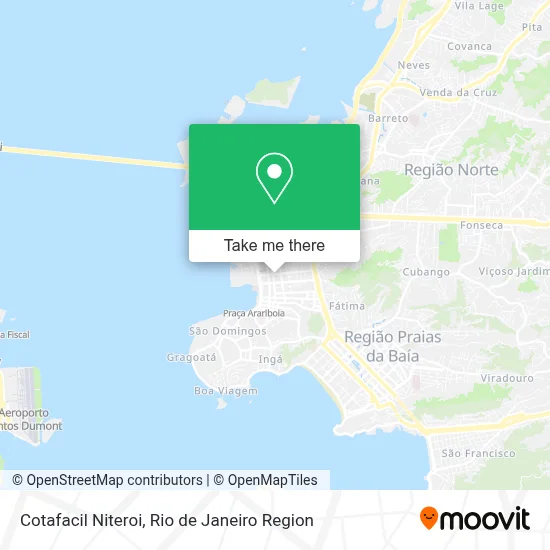 Cotafacil Niteroi map