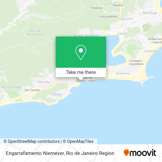 Engarrafamento Niemeyer map