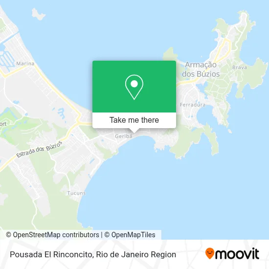 Pousada El Rinconcito map