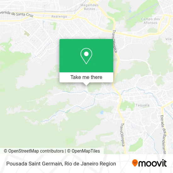 Pousada Saint Germain map