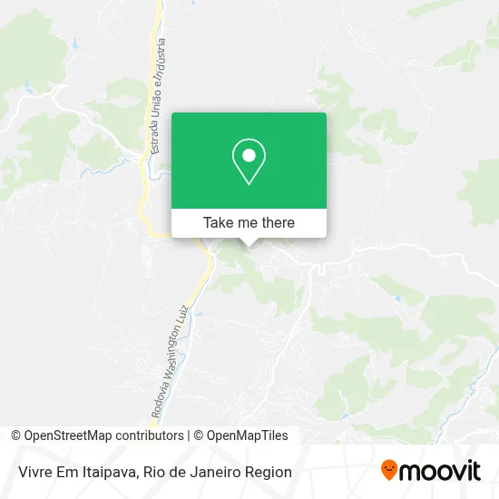 Vivre Em Itaipava map