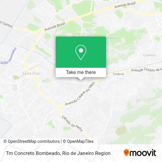 Tm Concreto Bombeado map