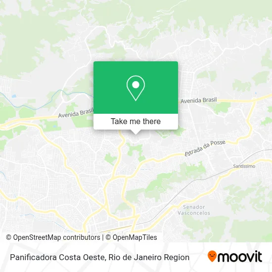 Panificadora Costa Oeste map