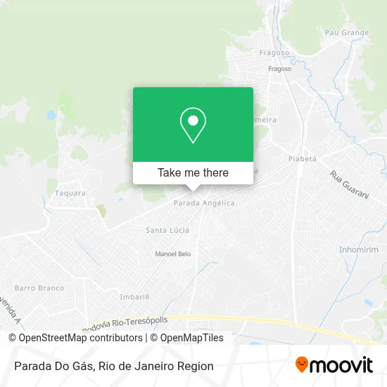 Parada Do Gás map