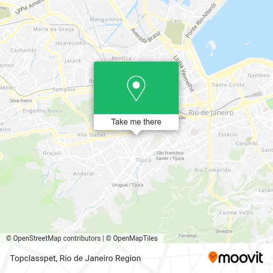 Topclasspet map