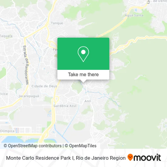 Monte Carlo Residence Park I map