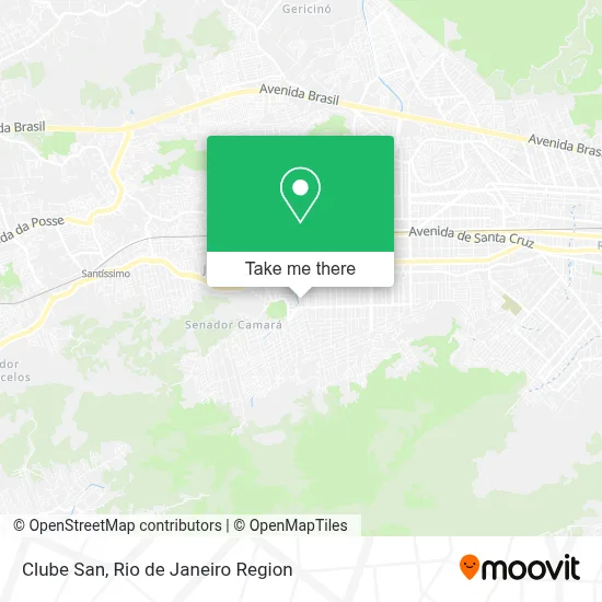Clube San map