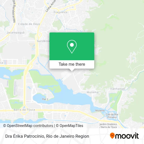 Dra Érika Patrocínio map