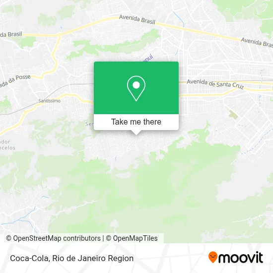 Coca-Cola map