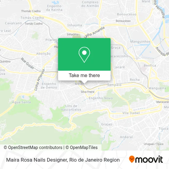 Maíra Rosa Nails Designer map