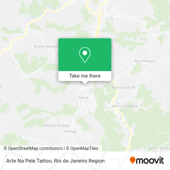 Arte Na Pele Tattoo map