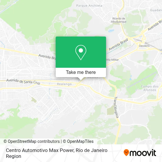 Centro Automotivo Max Power map