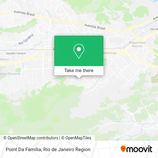Point Da Família map