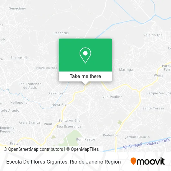 Escola De Flores Gigantes map
