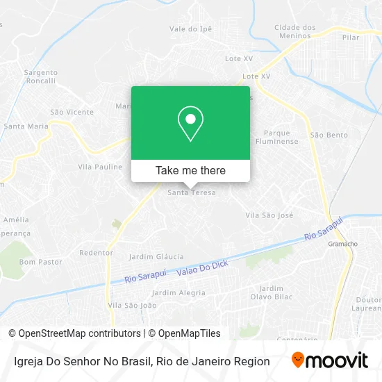 Igreja Do Senhor No Brasil map