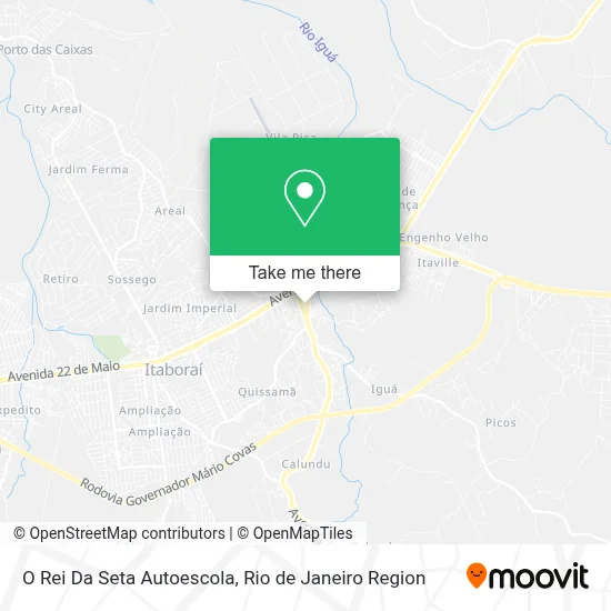 O Rei Da Seta Autoescola map