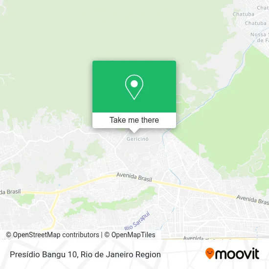 Presídio Bangu 10 map