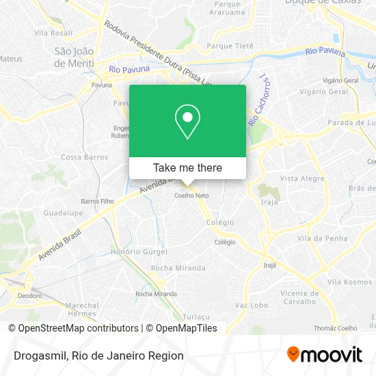 Drogasmil map