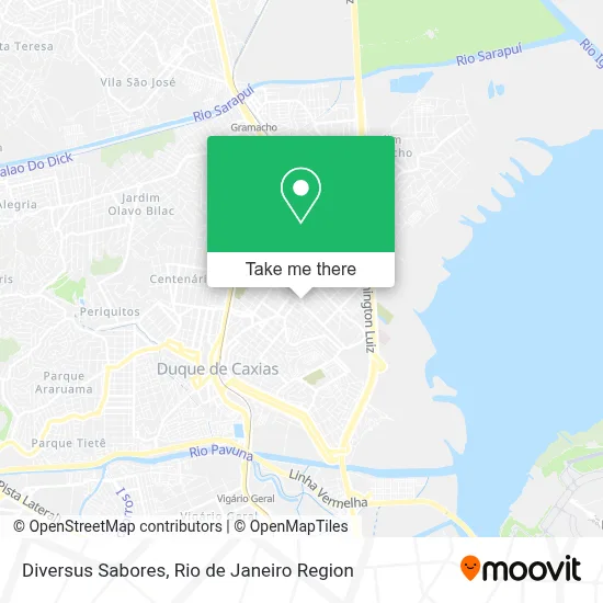 Diversus Sabores map
