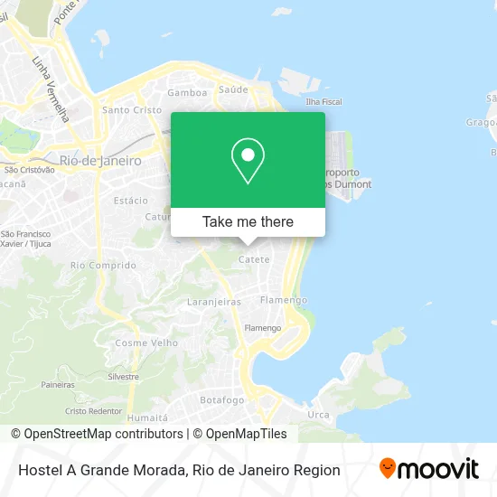 Hostel A Grande Morada map
