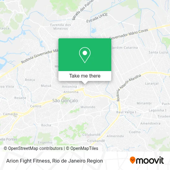 Arion Fight Fitness map