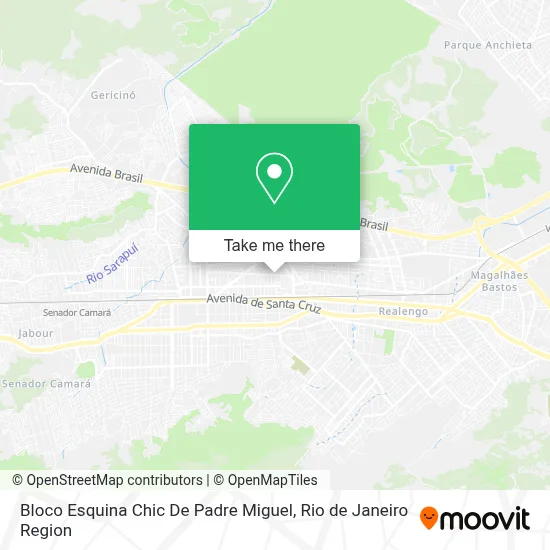 Bloco Esquina Chic De Padre Miguel map