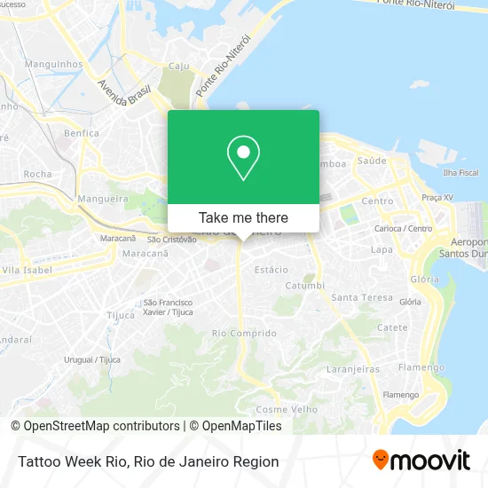 Tattoo Week Rio map